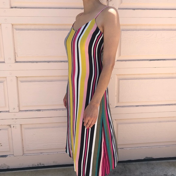 Express | Striped Slip Dress Multicolored Size XS - Picture 7 of 7